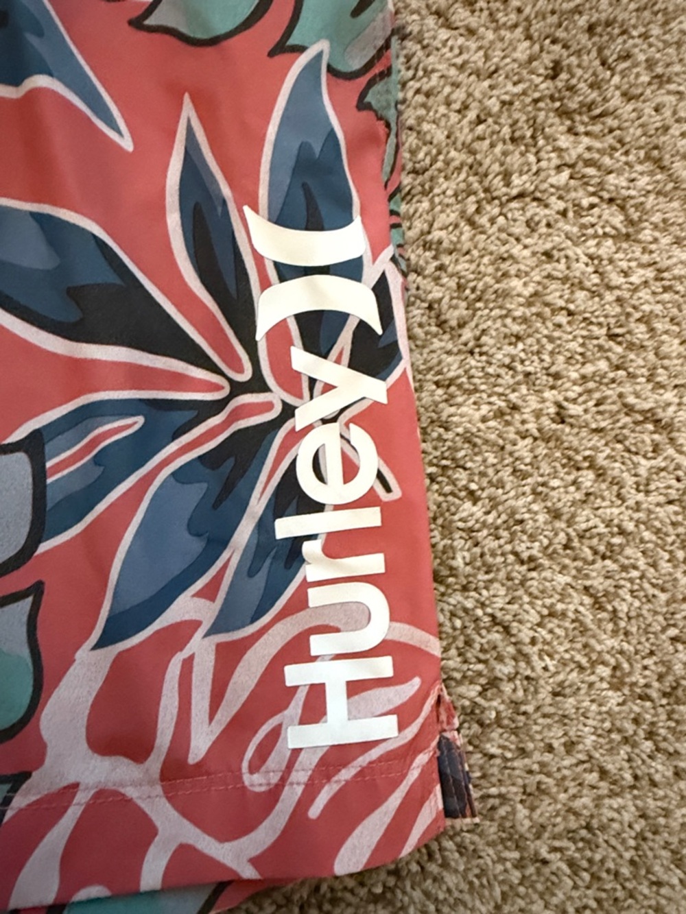 Hurley Mens Tropical Swim Trunks - Picture 3 of 4